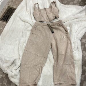 Savage X Fenty Beige Track Pants & Joggers